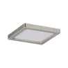 Kit pan enc Areo carré IP23 LED 1x5W 3000K 230V 80x80mm Nickel mat/...