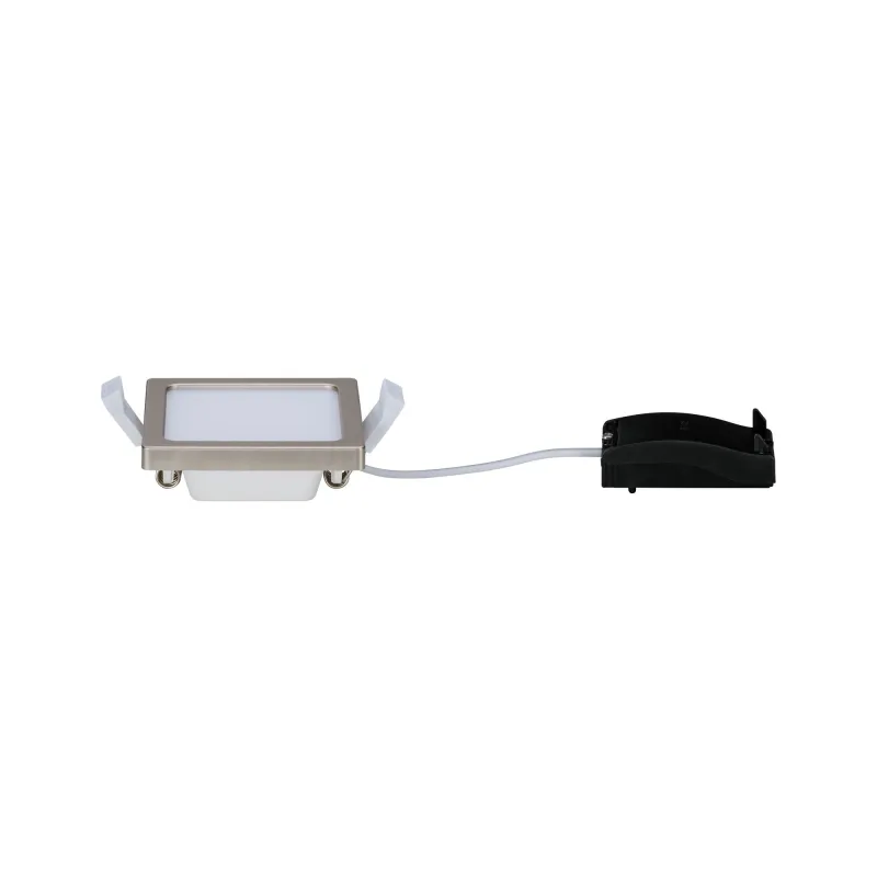 Kit pan enc Areo carré IP23 LED 1x5W 3000K 230V 80x80mm Nickel mat/...