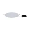 Kit pan enc Areo rd grad IP44 1x12W 3000K 230V 180mm Blanc dépoli/S...