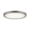 Kit pan enc Areo rd grad IP44 1x8W 3000K 230V 120mm Nickel dépoli/S...