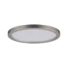 Kit pan enc Areo rd grad IP44 1x8W 3000K 230V 120mm Nickel dépoli/S...