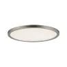 Kit pan enc Areo rond IP23 LED 1x12W 3000K 230V 180mm Nickel mat/pl...