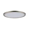Kit pan enc Areo rond IP23 LED 1x12W 3000K 230V 180mm Nickel mat/pl...