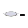 Kit pan enc Areo rond IP23 LED 1x12W 3000K 230V 180mm Nickel mat/pl...