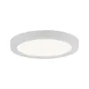 Kit pan enc Areo rond IP23 LED 1x5W 3000K 230V 80mm Blanc dépoli/pl...