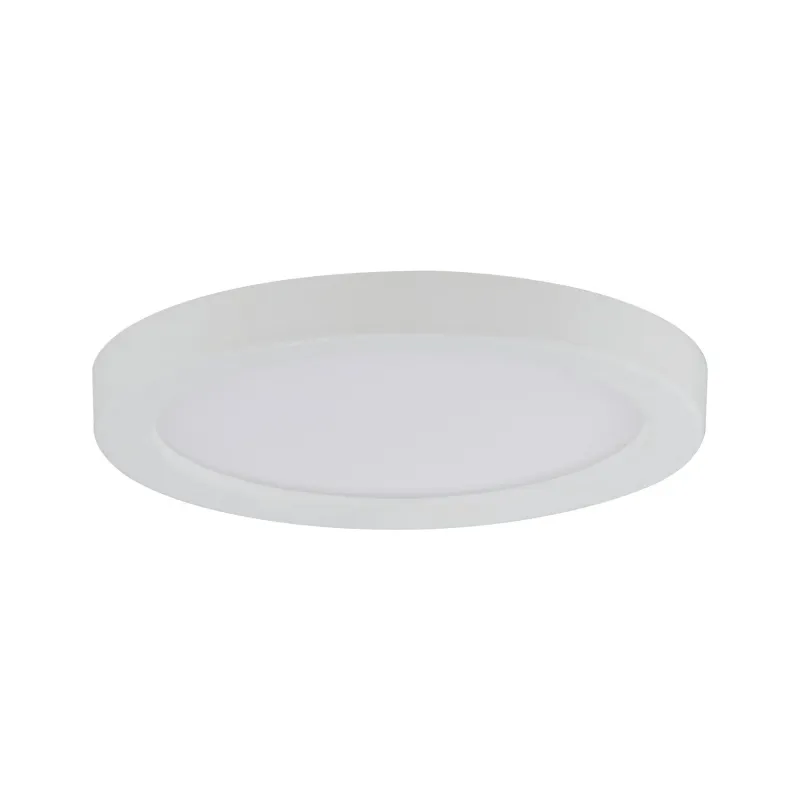 Kit pan enc Areo rond IP23 LED 1x5W 3000K 230V 80mm Blanc dépoli/pl...