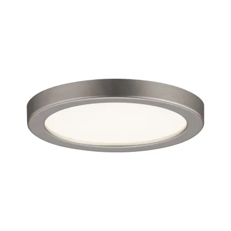Kit pan enc Areo rond IP23 LED 1x5W 3000K 230V 80mm Nickel mat/plas...