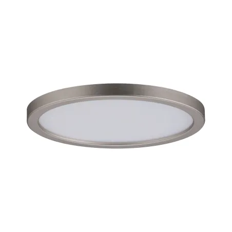 Kit pan enc Areo rond IP23 LED 1x8W 3000K 230V 120mm Nickel mat/pla...