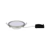 Kit pan enc Areo rond IP23 LED 1x8W 3000K 230V 120mm Nickel mat/pla...