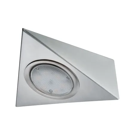 Meuble saillie kit triangle LED PIR 3x2, 8W 12V 230/12V acier bross...