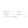 Meuble saillie kit Vane carré LED 2x6,7W 15VA 230V/12V 105x140mm bl...