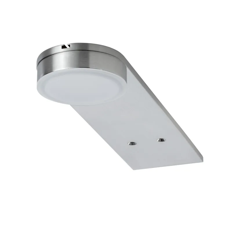 Éclairage en saillie des meubles LED Setup rond kit de 3 module LED 3 x 3,2 W inclus acier br/ Métal