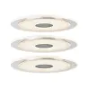Prem. enc. Whirl rond dim. LED 3x6W 18VA 350mA 150mm alu brossé/sat...