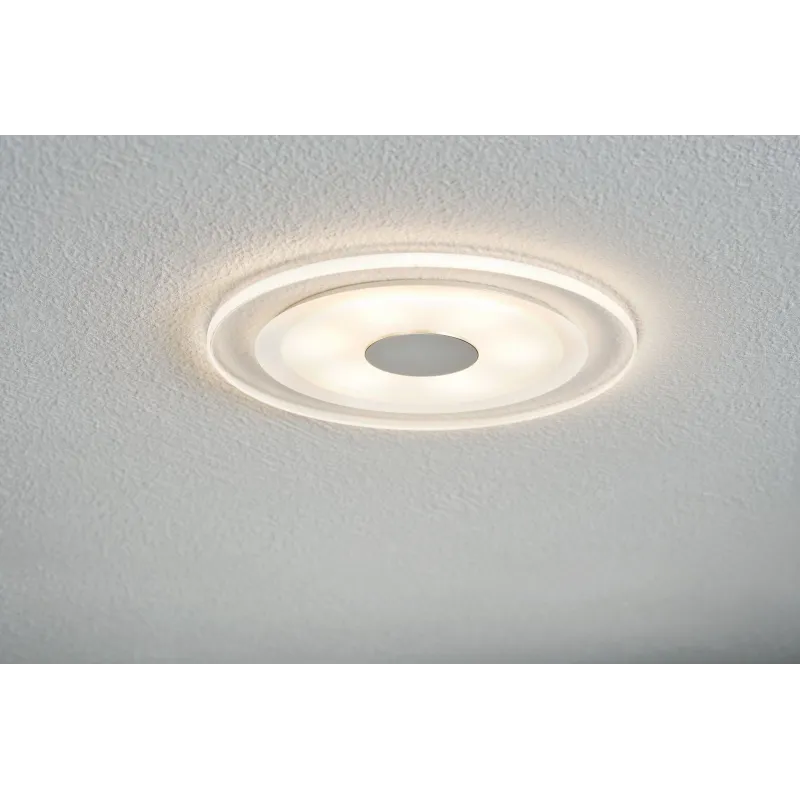 Premium kit enc LED Whirl rond 3x6W 18VA 150mm Alu tourné/satin Alu...