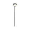 Special borne piquet solaire Ufo IP44 LED 1x0,2W acier/clair acier/verre