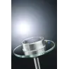 Special borne piquet solaire Ufo IP44 LED 1x0,2W acier/clair acier/verre