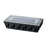 Special Enc kit solaire sol Box IP67 LED 1x0,6W 200x100mm clair aci...