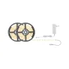 FN Kit ruban SimpLED 10 m blanc chaud 22 W 230/12 V DC blanc métal ...