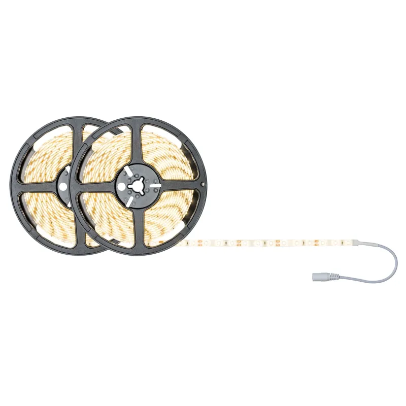 FN Kit ruban SimpLED 10 m blanc chaud 22 W 230/12 V DC blanc métal ...