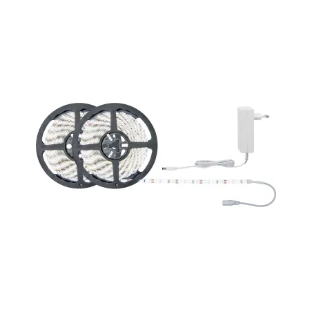 FN Kit ruban SimpLED 10m blc lum jour 22W 230/12V DC blanc métal pl...
