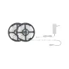 FN Kit ruban SimpLED 10m blc lum jour 22W 230/12V DC blanc métal pl...