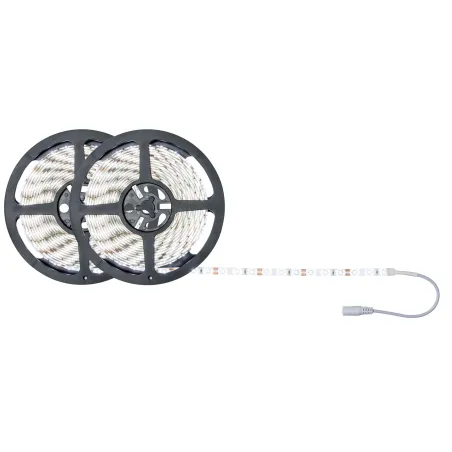 FN Kit ruban SimpLED 10m blc lum jour 22W 230/12V DC blanc métal pl...