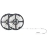 FN Kit ruban SimpLED 10m blc lum jour 22W 230/12V DC blanc métal pl...