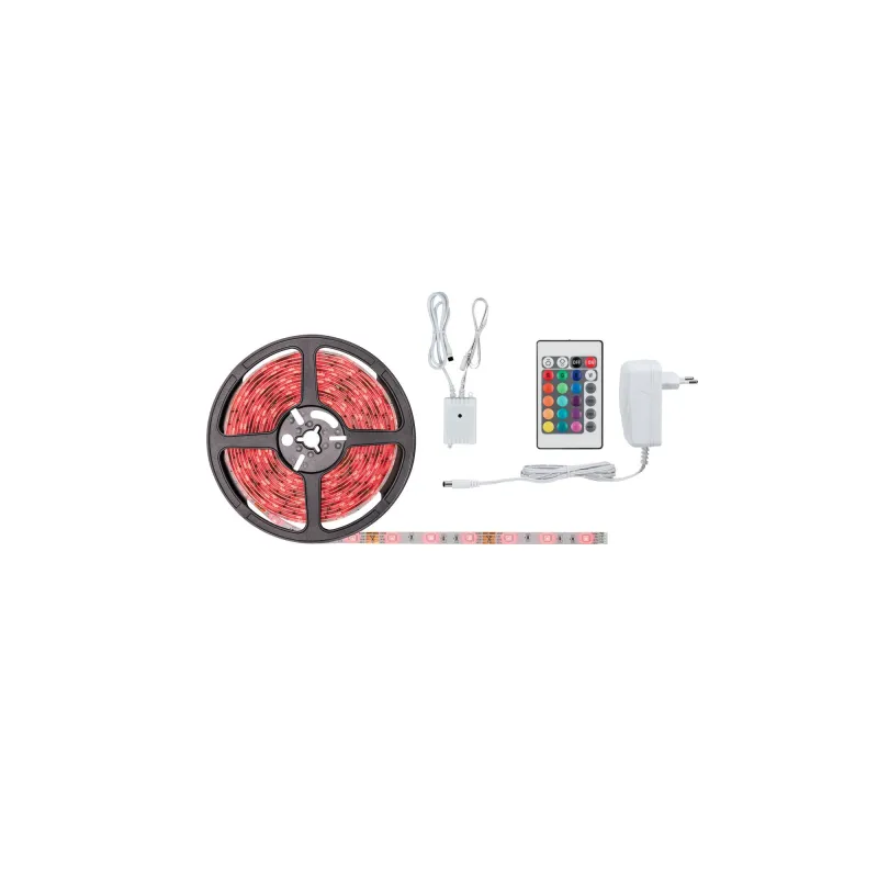 FN Kit ruban SimpLED 5 m RGB 20 W 230/12 V DC Blanc métal plast - P...