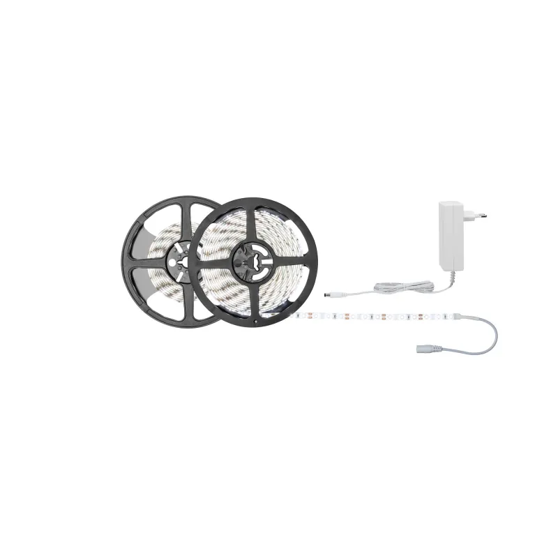 FN Kit ruban SimpLED 7,5 m blc lum jour 20 W 230/12 V DC blanc méta...
