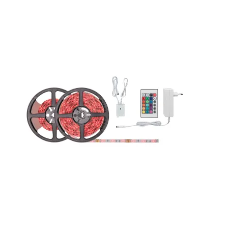 FN Kit ruban SimpLED 7,5 m RGB 26 W 230/12 V DC blanc métal plast -...