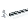 Function Corner Profil 200cm gris synthétique - Pas cher