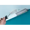 Function Corner Profil 200cm gris synthétique - Pas cher