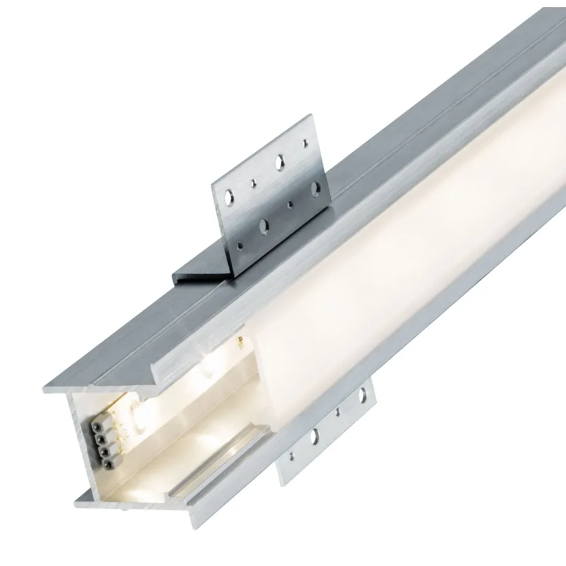 Fonction Deep Profil diffuseur 200 cm Alu anodisé/satin alu/plastiq...