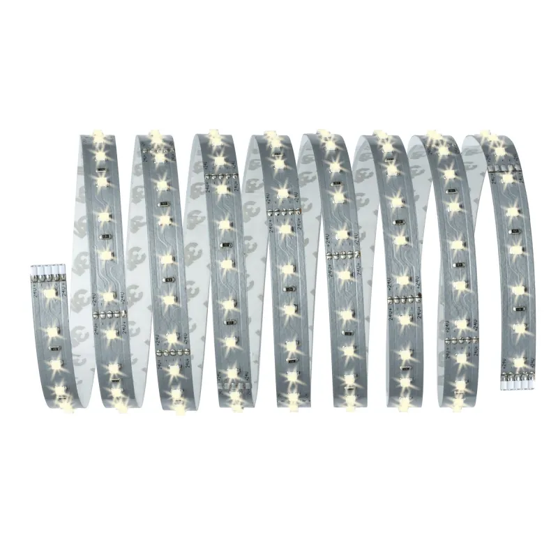 Function MaxLED 500 ruban 2,5 m Blanc chaud 17,5 W 24 V Argent - Pa...