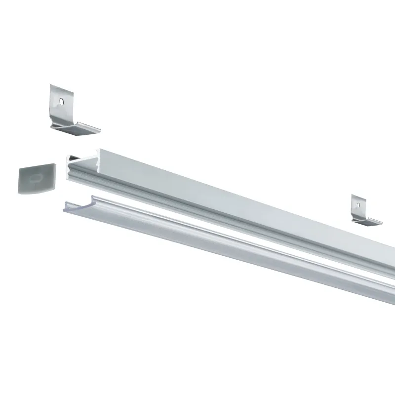 Function Square Profilé Diffuseur 200 cm Alu anodisé Satin Alu plas...