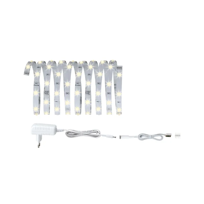 Kit de base YourLED ECO 3m blanc chaud 6,8W 230V/12V blanc PVC - Pa...