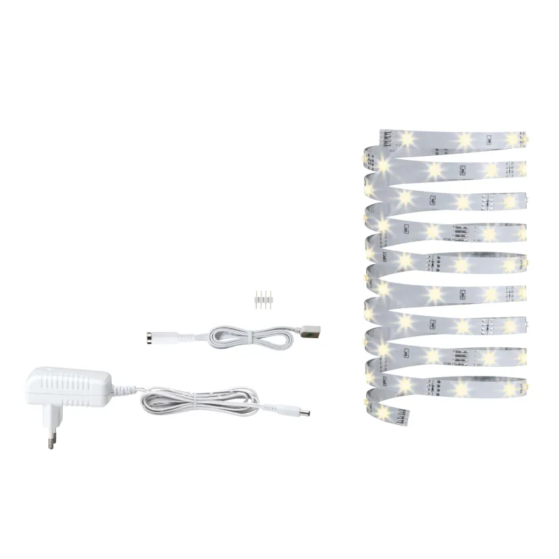 Kit de base YourLED ECO 3m blanc chaud 6,8W 230V/12V blanc PVC - Pa...