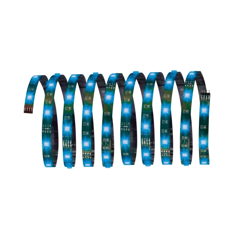 Kit de base YourLED ECO, 3m RGB 14,5W 230/12V 24VA noir PVC