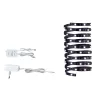 Kit de base YourLED ECO, 3m RGB 14,5W 230/12V 24VA noir PVC