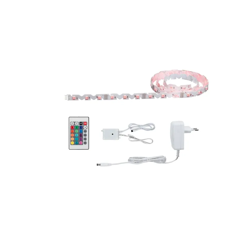 Kit Function FlexLED 3D 1,5 m RGB 11W 230V/12V 12VA Blanc - Pas cher