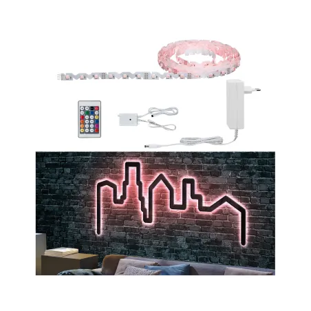 Kit fonction FlexLED 3D 5 m RGB 26W 230V/12V 36VA Blanc