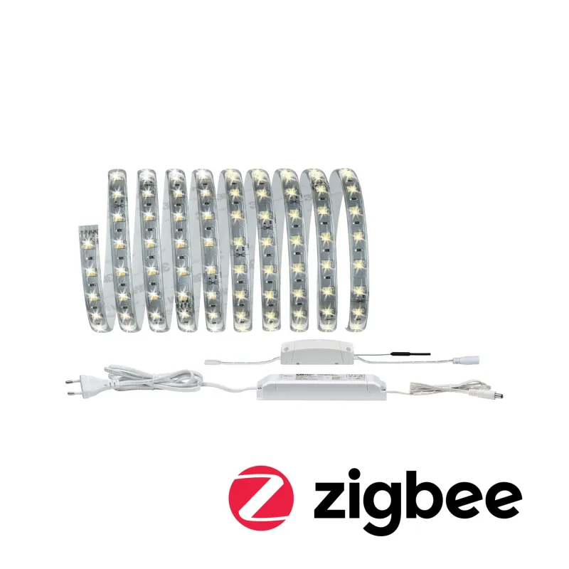 Kit ruban LED SmartHome ZB Reflex 3 m RGBW 20W 230/24V blanc/plasti...