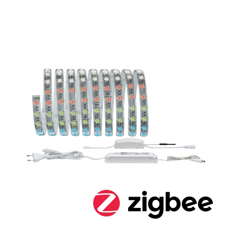 Kit ruban LED SmartHome ZB Reflex 3 m RGBW 20W 230/24V blanc/plastique