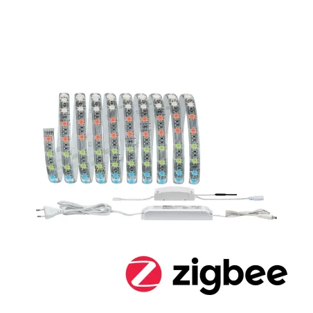 Kit ruban LED SmartHome ZB Reflex 3 m RGBW 20W 230/24V blanc/plastique