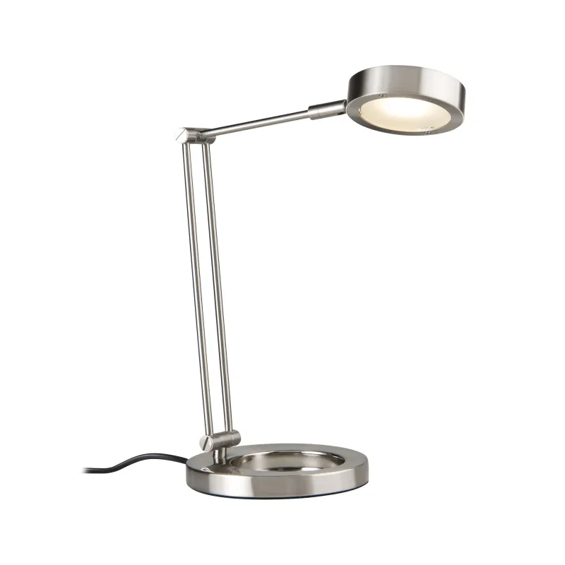 Table&Desk Zed LED lampe de bureau 6,7W acier br 230/12V métal - Pa...