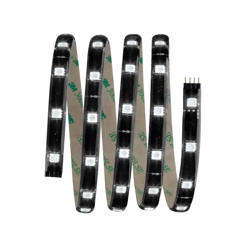YourLED Stripe Kit de base 1,5m RGB 10W 230/12V 18VA noir plastique