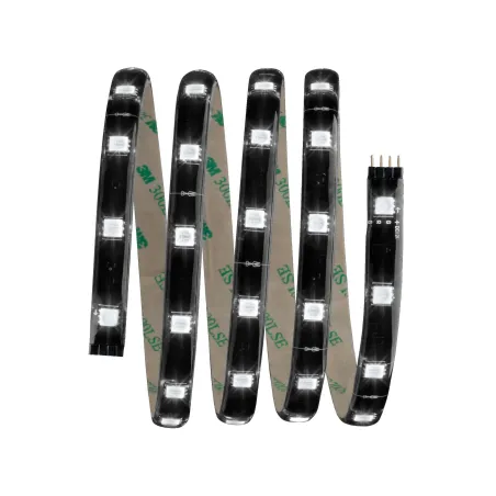 YourLED Stripe Kit de base 1,5m RGB 10W 230/12V 18VA noir plastique