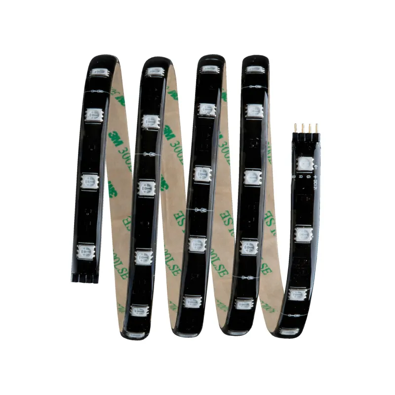 YourLED Stripe Kit de base 1,5m RGB 10W 230/12V 18VA noir plastique