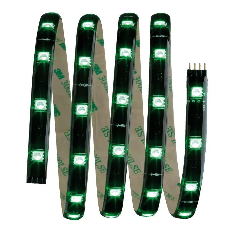 YourLED Stripe Kit de base 1,5m RGB 10W 230/12V 18VA noir plastique