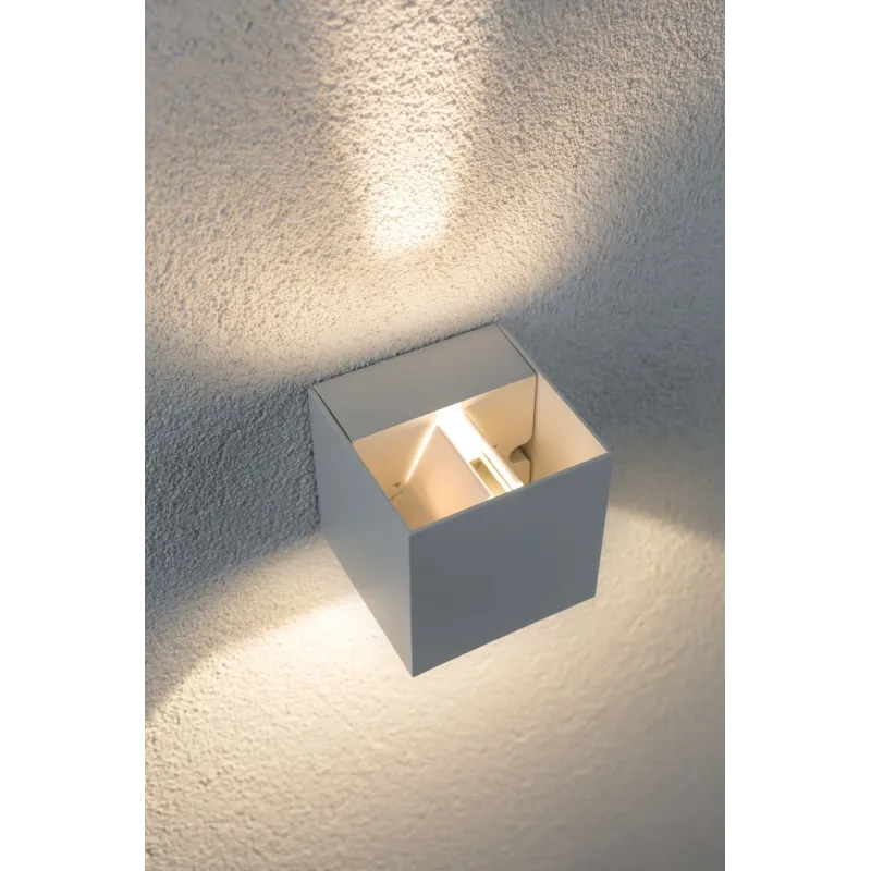 Kit Spot en saillie spécial Cybo LED 2x3W 230 V IP65 carré 80x80 mm...